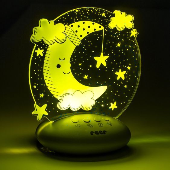 Reer ColourLumy Luce notturna - Luna - Bianco / Grigio