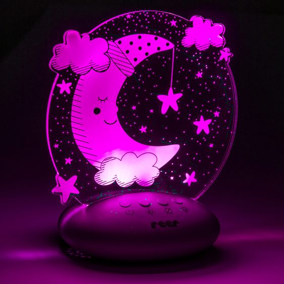 Reer ColourLumy Luce notturna - Luna - Bianco / Grigio
