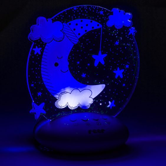 Reer ColourLumy Luce notturna - Luna - Bianco / Grigio
