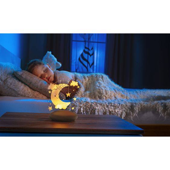 Reer ColourLumy Luce notturna - Luna - Bianco / Grigio