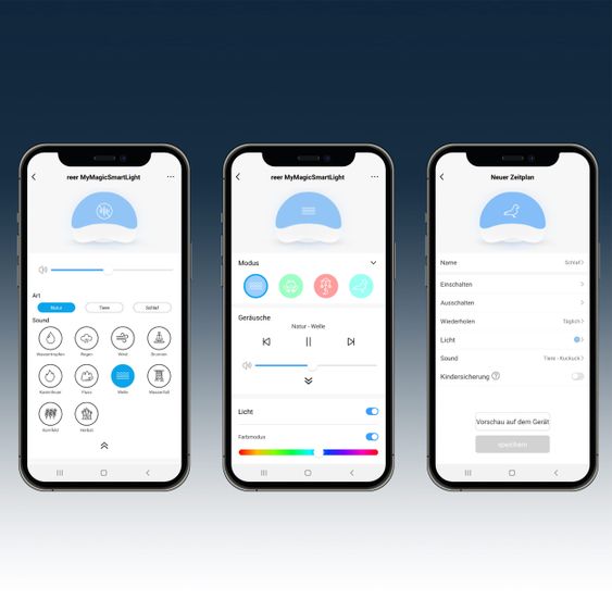 Reer Nachtlicht / Einschlaflicht MyMagic SmartLight - mit Musikfunktion - per App steuerbar