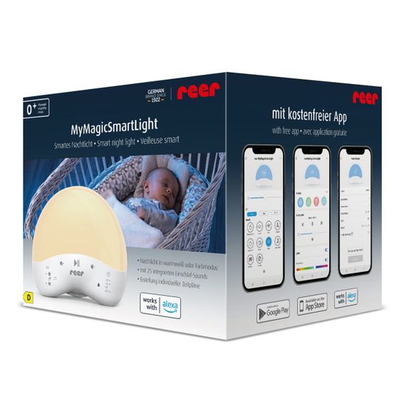 Reer Nachtlicht / Einschlaflicht MyMagic SmartLight - mit Musikfunktion - per App steuerbar