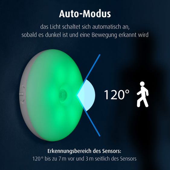 Reer Nachtlicht / Einschlaflicht NightGuide SmartLight - mit Bewegungsensor -per App steuerbar