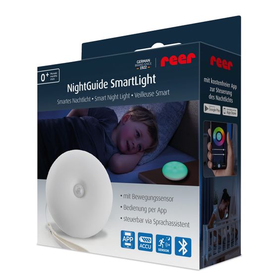 Reer Nachtlicht / Einschlaflicht NightGuide SmartLight - mit Bewegungsensor -per App steuerbar