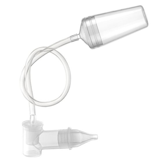 Reer Nasal aspirator with vacuum cleaner attachment incl. 3 replacement filters - Transparent