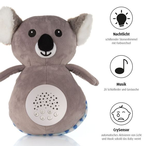 Reer Luce notturna in peluche Koko Koala