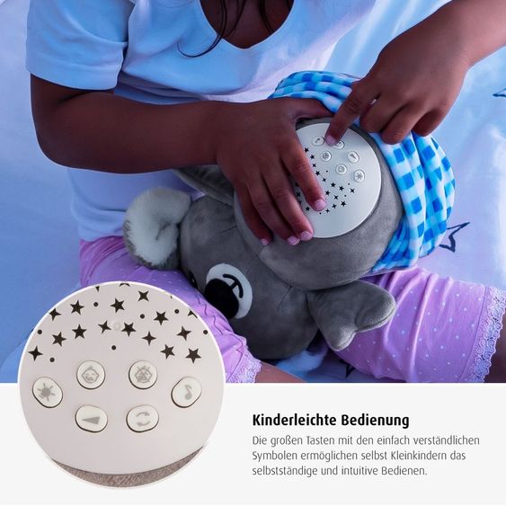 Reer Luce notturna in peluche Koko Koala