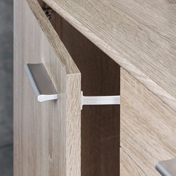 Reer Schrank- und Schubladensicherung mit Montagehilfe 3er Pack - Weiß