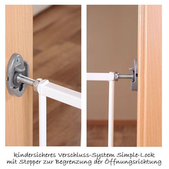 Reer Schutzgitter zum Schrauben Basic Simple Lock 68 - 106 cm - Metall