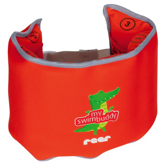 Reer Cintura da nuoto myswimbuddy da 2 anni a 6 anni (15 kg - 30 kg) - rosso