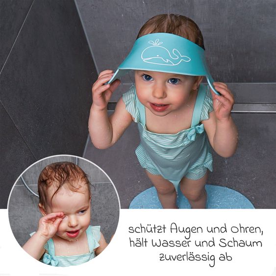 Reer Shampooing Protection MyHappyBath Cap - Bleu