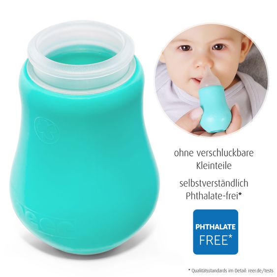 Reer Sicherheits-Nasensauger Soft&Clean - Mintgrün