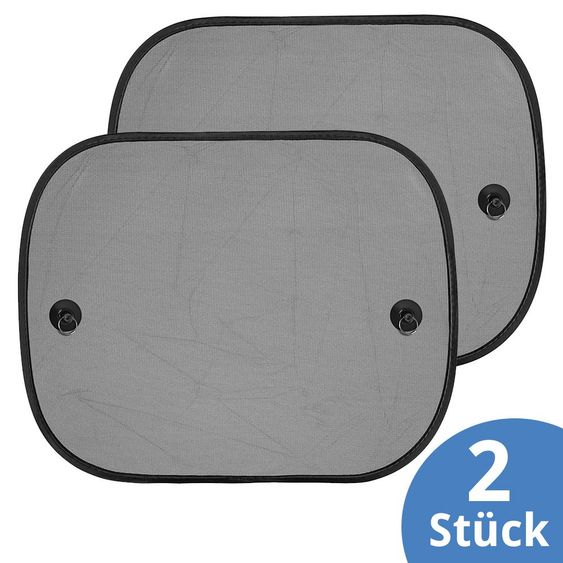 Reer Sonnenschutz 2er Pack - Schwarz