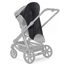 Sonnenschutz ShineSafe UPF 50+ universell passend für Buggys & Kombi-Kinderwagen - Schwarz