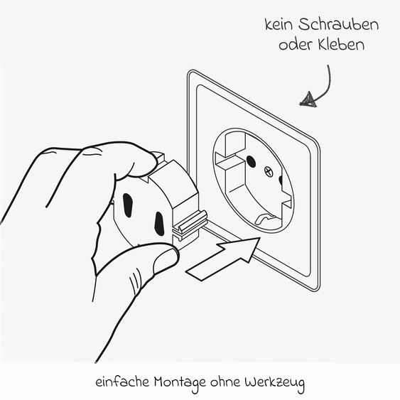 Reer Steckdosenkappe 5er Pack - Weiß