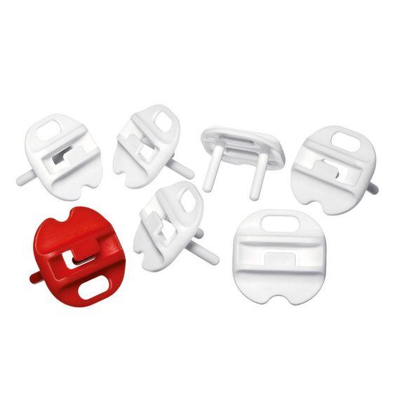 Reer Steckdosenkappe 6er Pack - Weiß