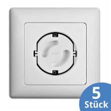 Socket protection 5er Pack - White