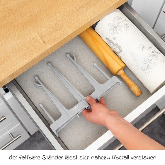 Reer Stendibiancheria Per biberon e accessori - Grigio