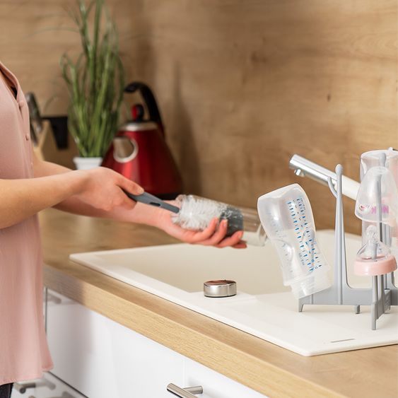Reer Stendibiancheria Per biberon e accessori - Grigio