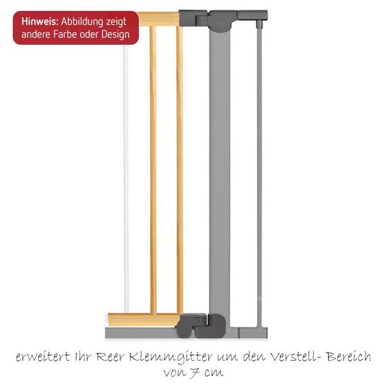 Reer Verlängerung für Schutzgitter I-Gate 7 cm - Weiß