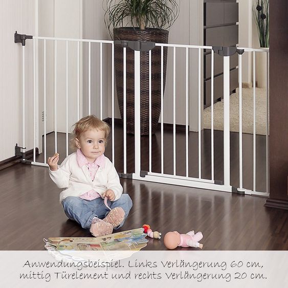 Reer Verlängerung für Schutzgitter MyGate 60 cm - Weiß