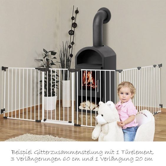 Reer Verlängerung für Schutzgitter MyGate 60 cm - Weiß