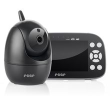 Video-Babyphone BabyCam Pro HD Move mit Babyeinheit, Elternteil, 2 x USB-Kabel & 2 x Netzteil - Schwarz