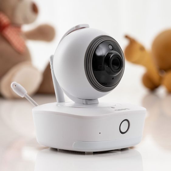 Reer Video Baby Monitor IP BabyCam Move incl. Night Light Koko Koala - White / Grey