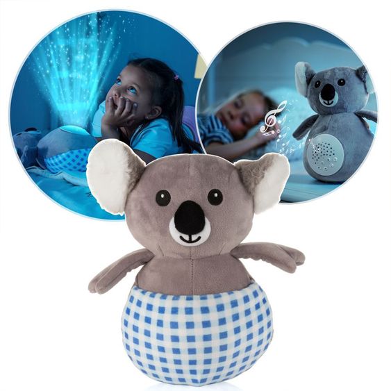 Reer Video Baby Monitor IP BabyCam Move incl. Night Light Koko Koala - White / Grey