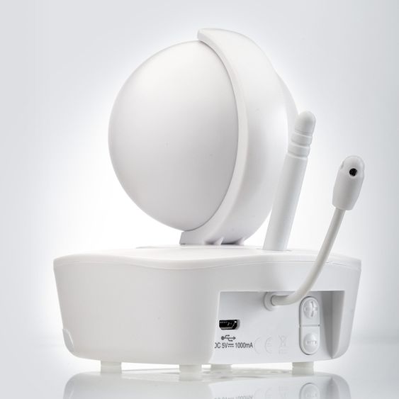 Reer Video Baby Monitor IP BabyCam Move incl. Night Light Koko Koala - White / Grey