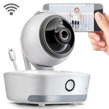 Video-Babyphone IP BabyCam Move - Weiß / Grau