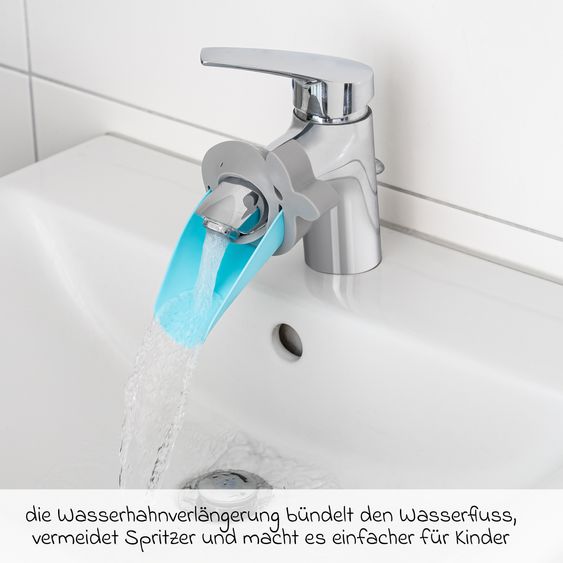 Reer Estensore per rubinetto MyHappyBath Extender - Blu Grigio