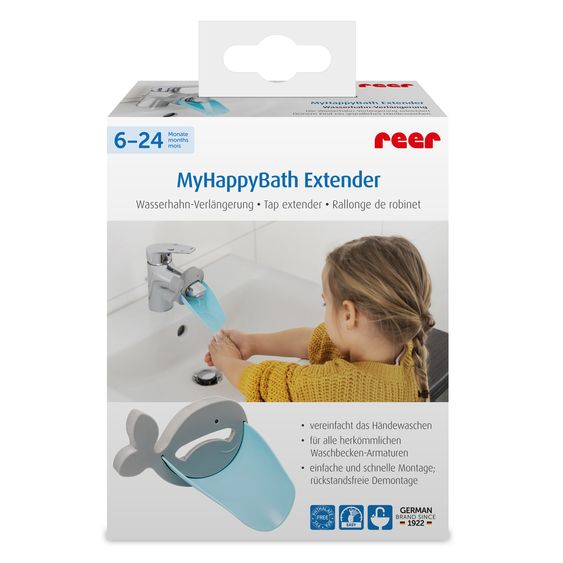 Reer Faucet extender MyHappyBath Extender - Blue Gray