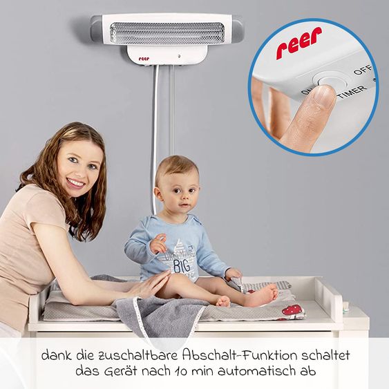 Reer Wickelheizstrahler 2 in 1 FeelWell