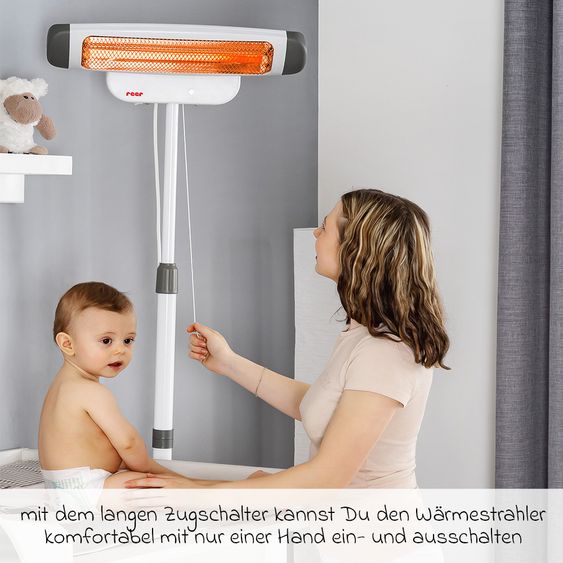 Reer Wickelheizstrahler 2 in 1 FeelWell