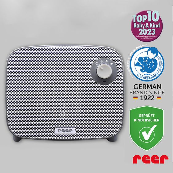 Reer Wrap Radiant Heater / Fan Heater 3in1 FeelWell Air - Grey White