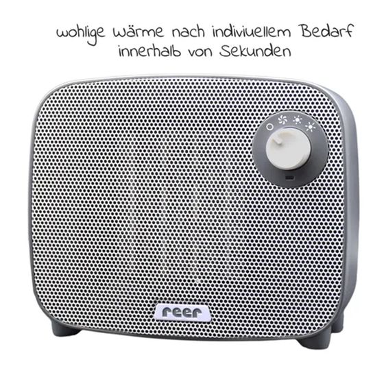 Reer Wrap Radiant Heater / Fan Heater 3in1 FeelWell Air - Grey White