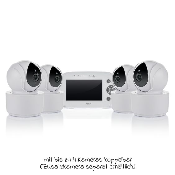 Reer Telecamera aggiuntiva per BabyCam XL Move - Bianco