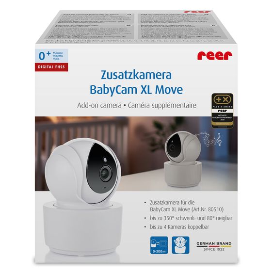 Reer Telecamera aggiuntiva per BabyCam XL Move - Bianco