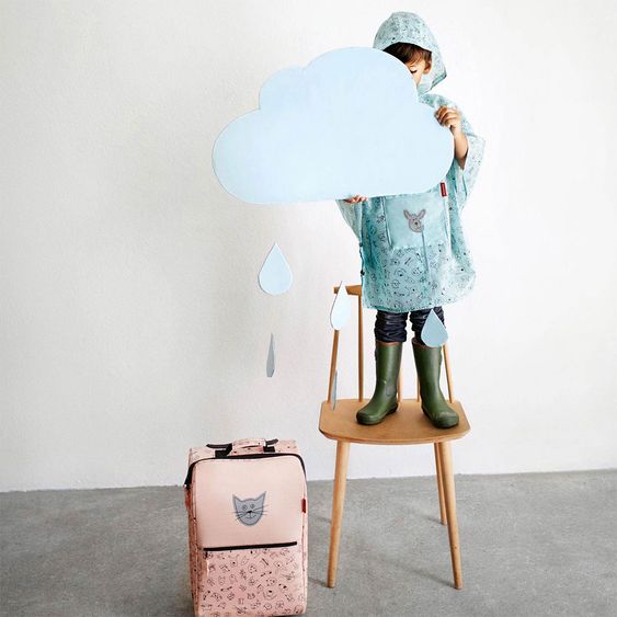Reisenthel Reisekoffer Trolley Kids - Cats & Dogs - Rose - Gr. XS