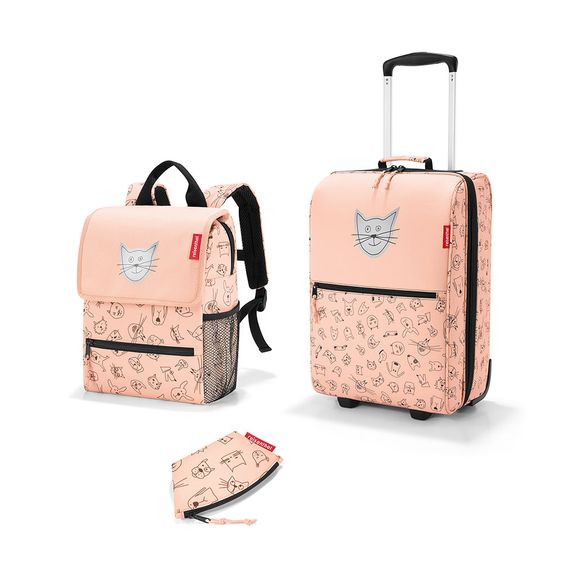 Reisenthel Reiseset 3-tlg. - Cats & Dogs - Rose