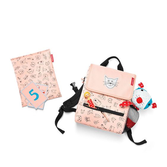 Reisenthel Reiseset 3-tlg. - Cats & Dogs - Rose