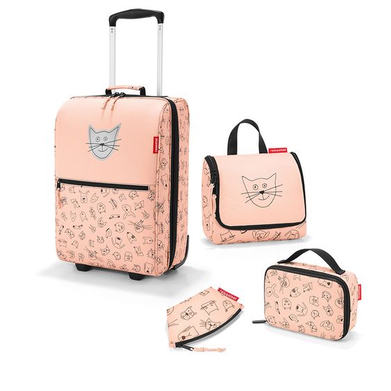 Reisenthel Reiseset 4-tlg. - Cats & Dogs - Rose