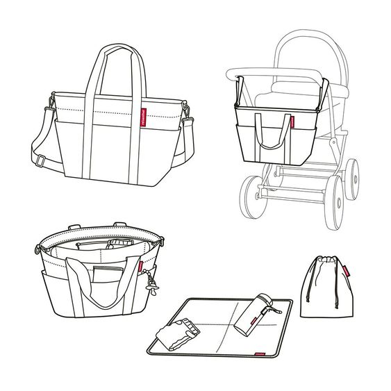 Reisenthel Wickeltasche Baby Organizer - Schwarz