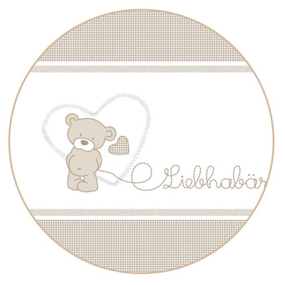 Roba Baby-Komplett-Bett Lukas inkl. Bettwäsche, Himmel, Himmelstange, Nestchen & Matratze Natur 70 x 140 cm - Liebhabär