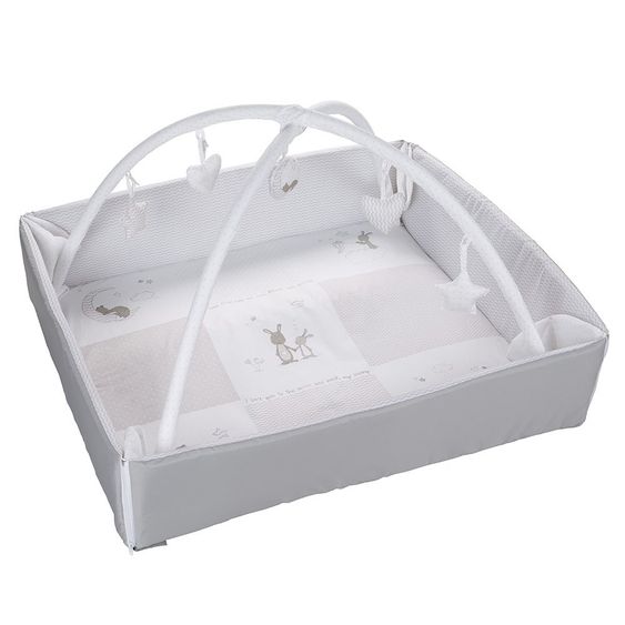 Roba Baby Nest mit Spielbogen 85 x 75 cm - Fox & Bunny