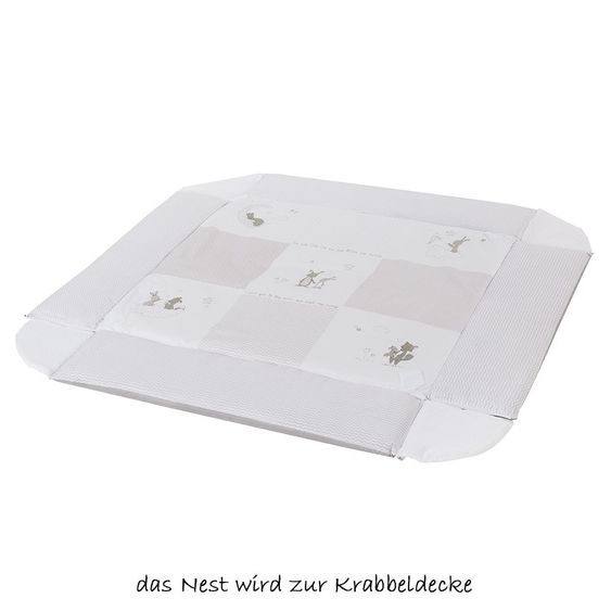 Roba Baby Nest mit Spielbogen 85 x 75 cm - Fox & Bunny