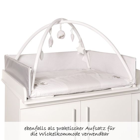 Roba Baby Nest mit Spielbogen 85 x 75 cm - Fox & Bunny