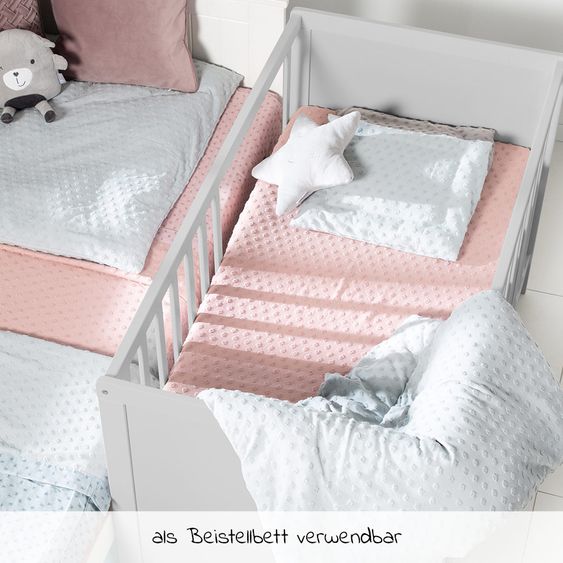 Roba Piumino e lettino Hamburg incl. materasso 60 x 120 cm - tortora
