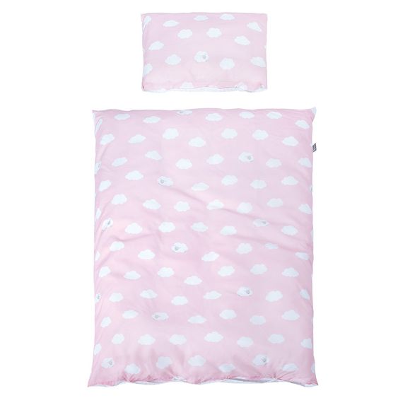 Roba Bettwäsche 100 x 135 cm - Kleine Wolke - Rosa